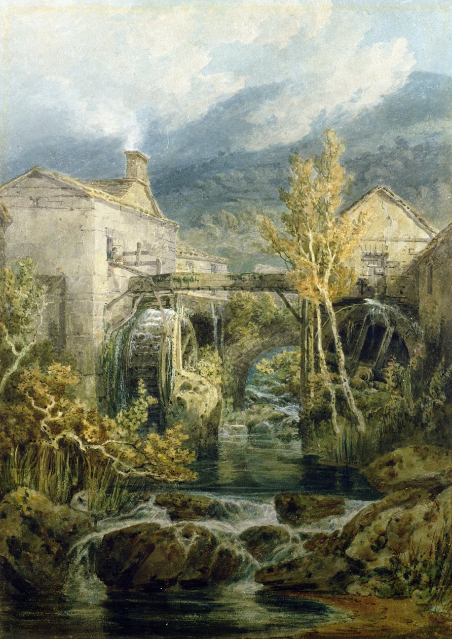 A régi malom, Ambleside alkotó: Joseph Mallord William Turner