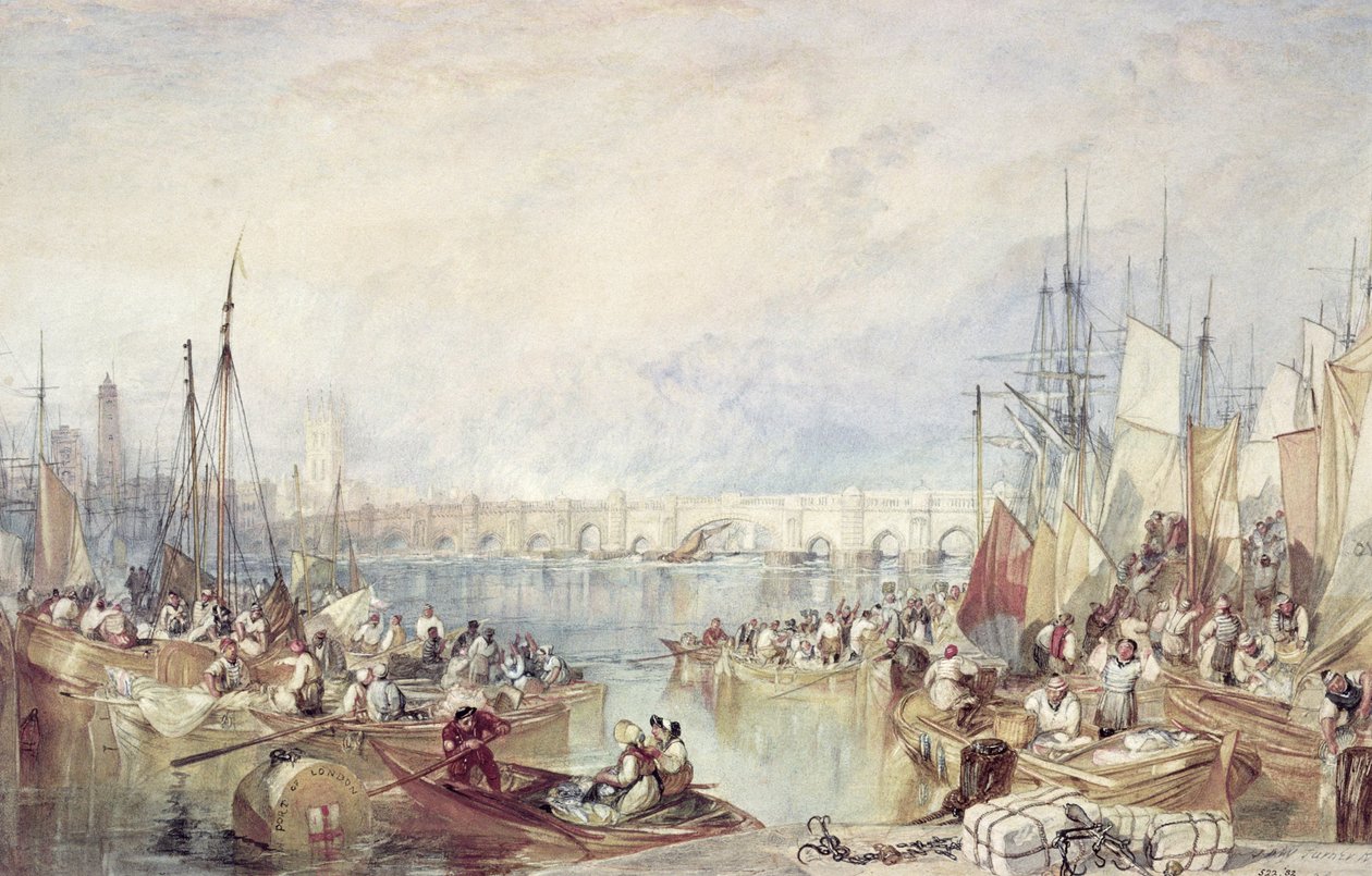 London kikötője alkotó: Joseph Mallord William Turner