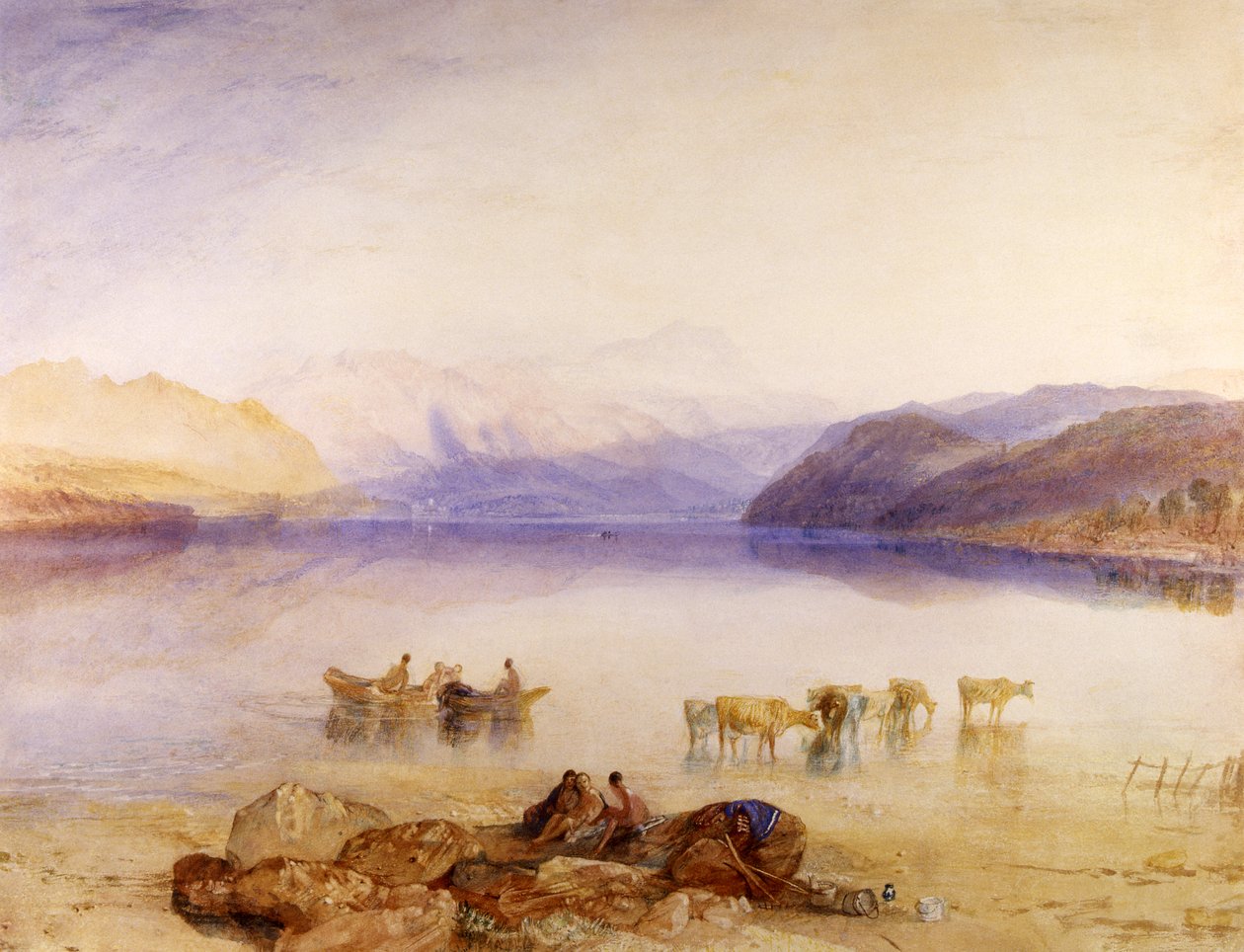 Ullswater, Cumberland, 1835 körül alkotó: Joseph Mallord William Turner