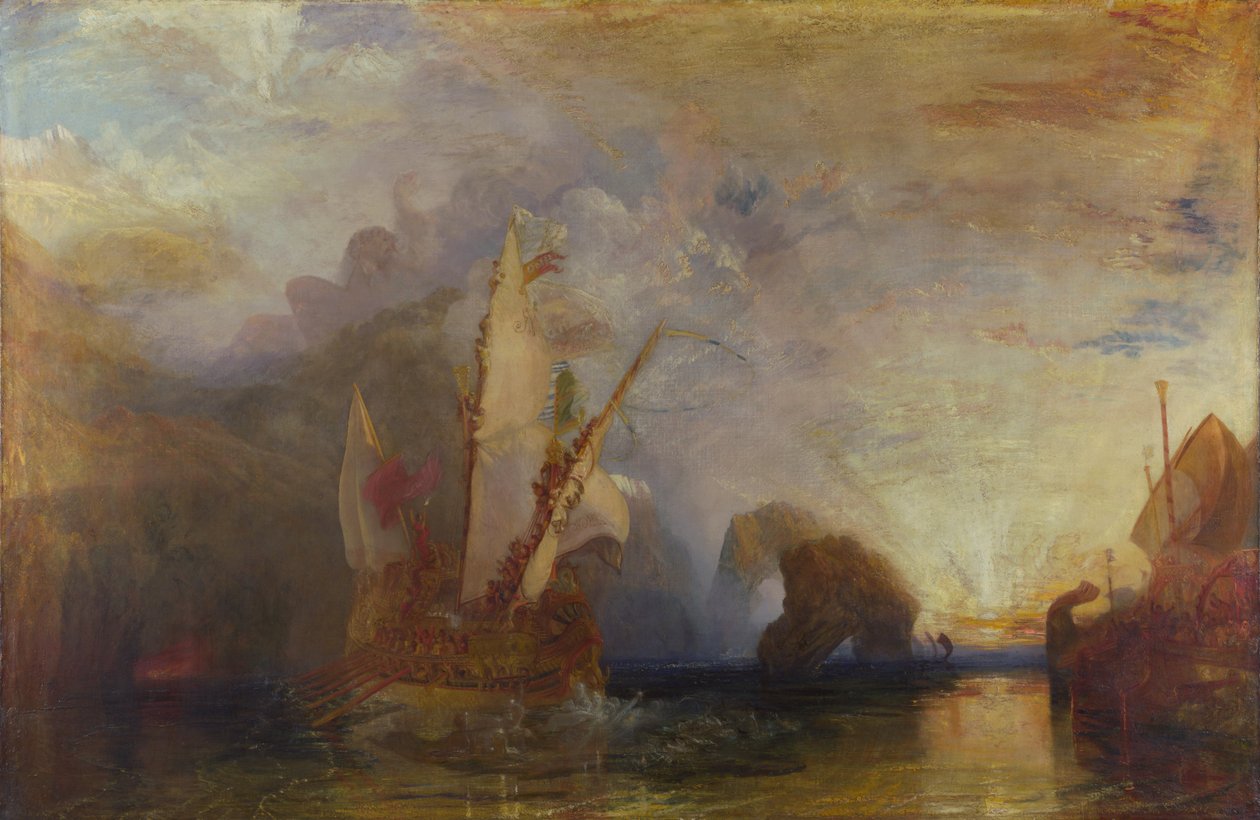 Ulysses kigúnyolja Polyphemust alkotó: Joseph Mallord William Turner