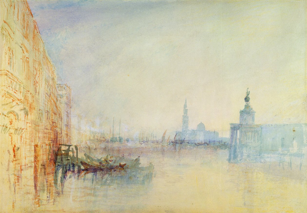 Velence, A Canal Grande szája, 1840 körül alkotó: Joseph Mallord William Turner