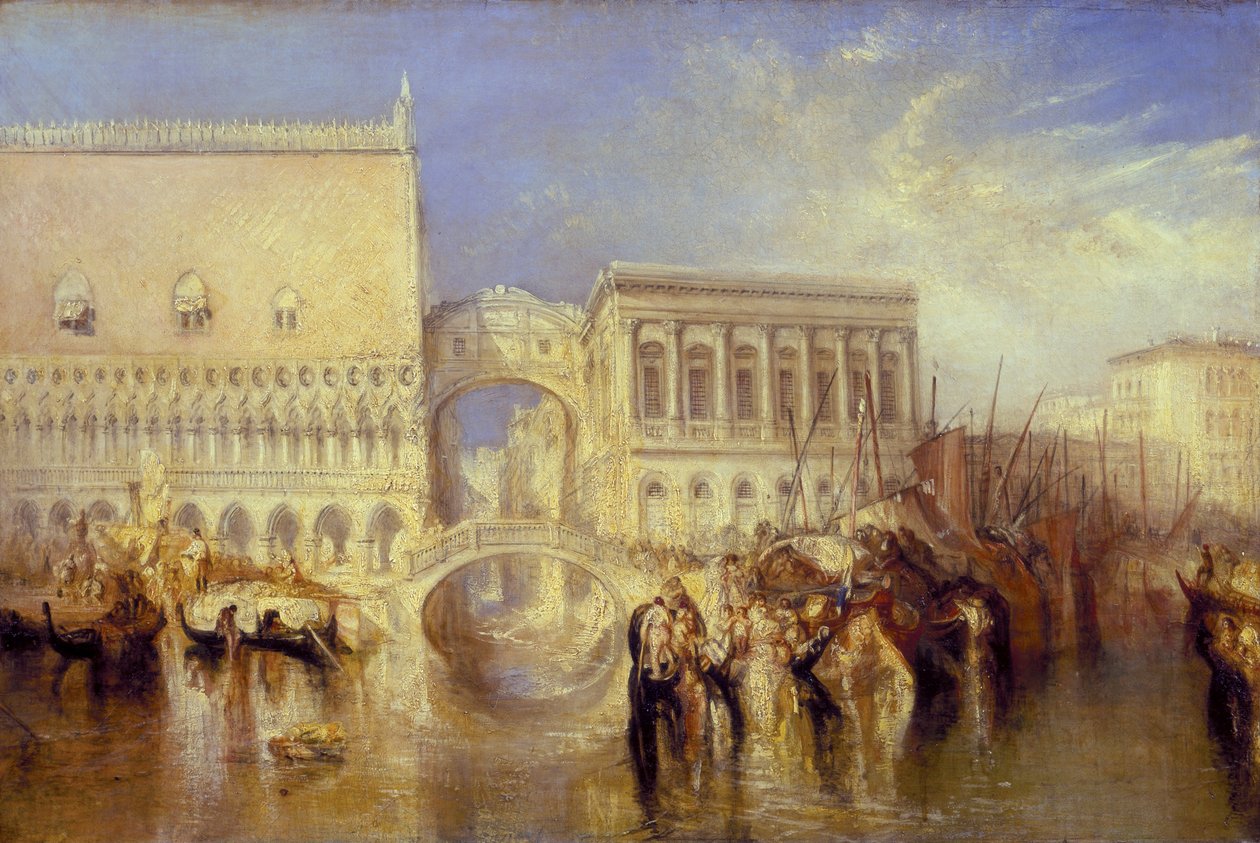 Velence, a Sóhajok hídja alkotó: Joseph Mallord William Turner
