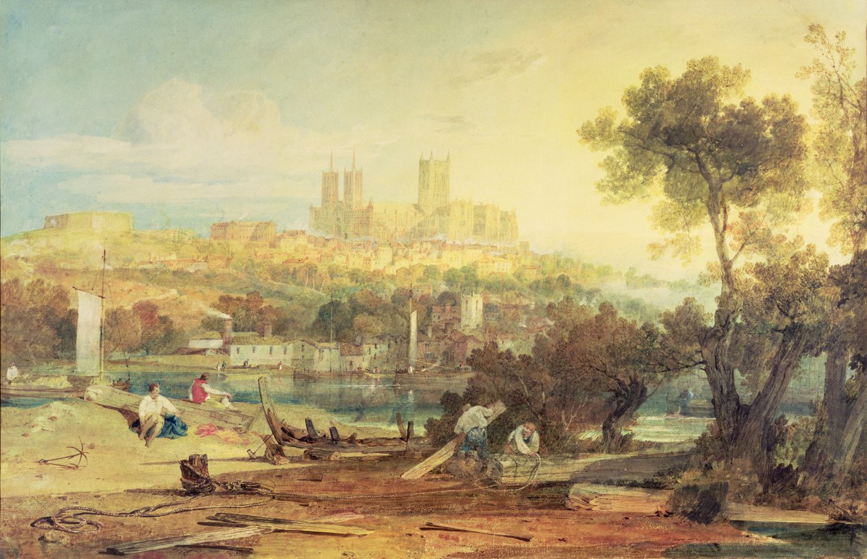 Lincoln kilátása alkotó: Joseph Mallord William Turner