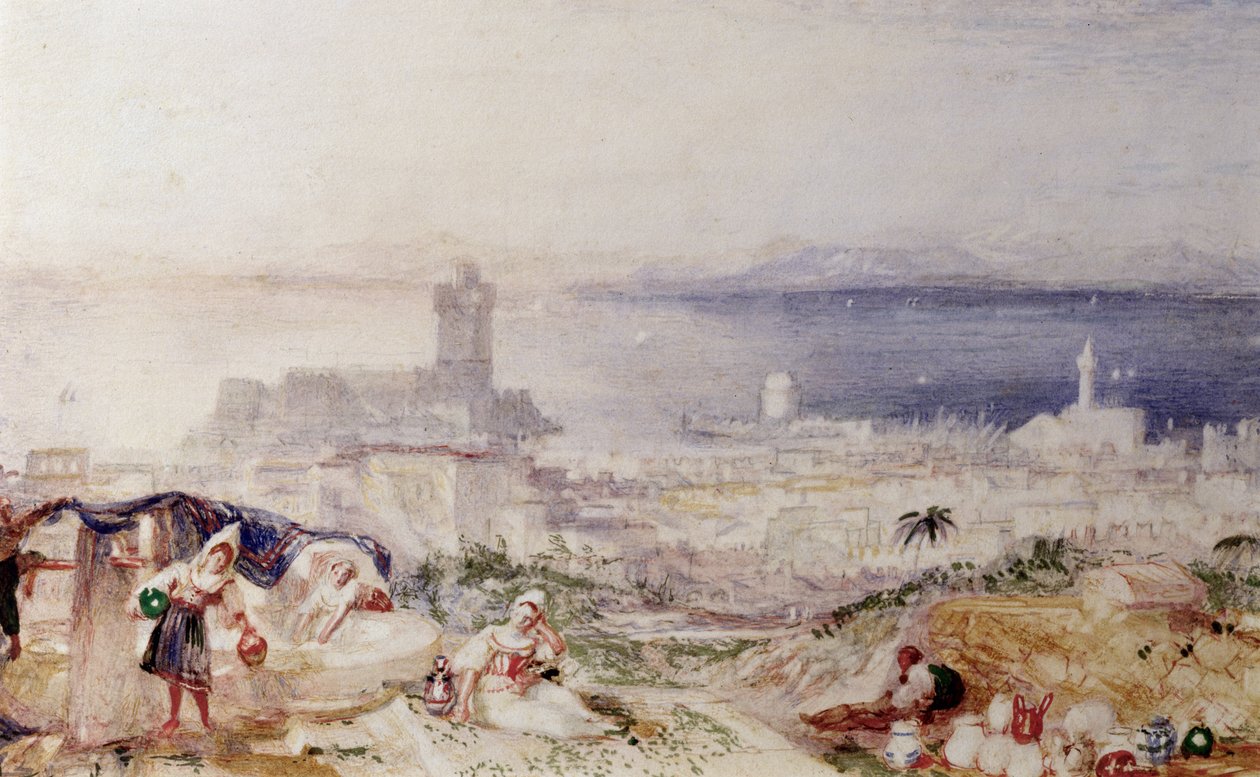 Rodosz kilátása alkotó: Joseph Mallord William Turner