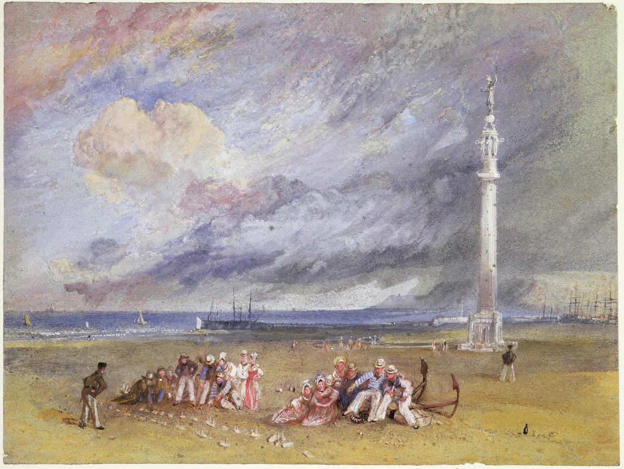 Yarmouth Sands, 1824-30 körül alkotó: Joseph Mallord William Turner