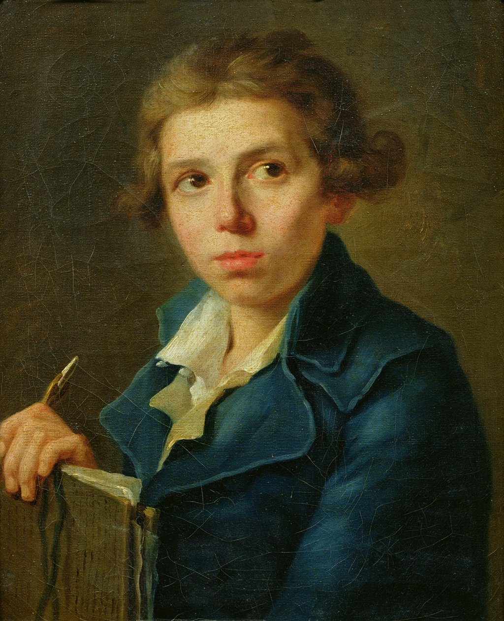 Jacques-Louis David (1748-1825) fiatalkori portréja alkotó: Joseph Marie, the Elder Vien