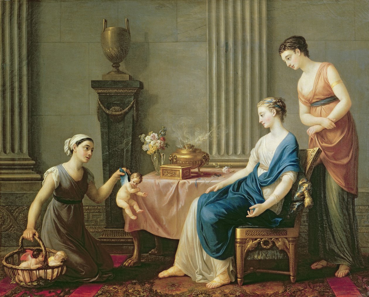 A szerelmek eladója, 1763 alkotó: Joseph Marie, the Elder Vien