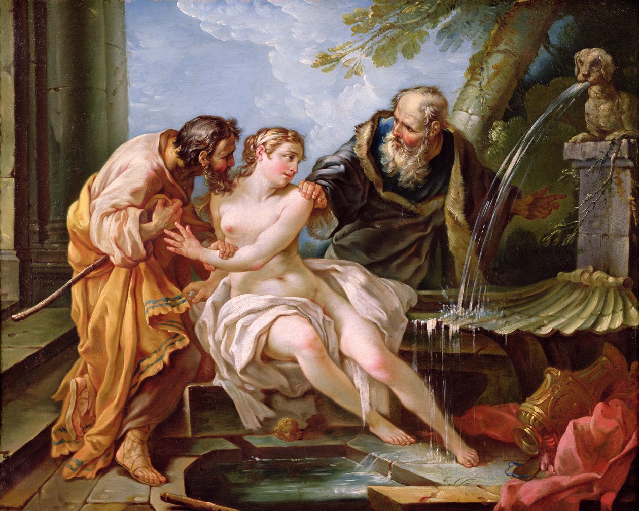 Susanna és a vének, 1746 alkotó: Joseph Marie the Younger Vien