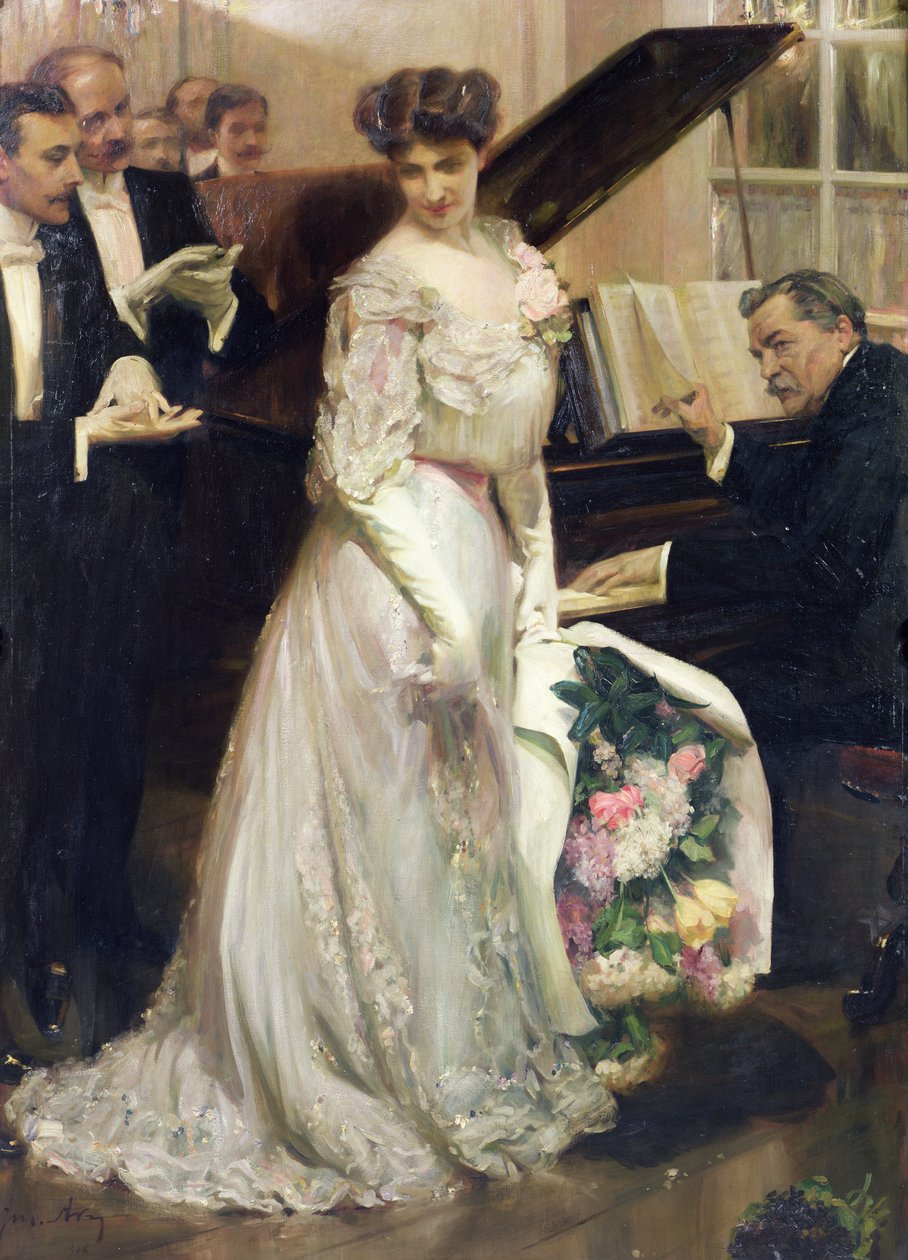 Az ünnepelt, 1906 alkotó: Joseph Marius Avy