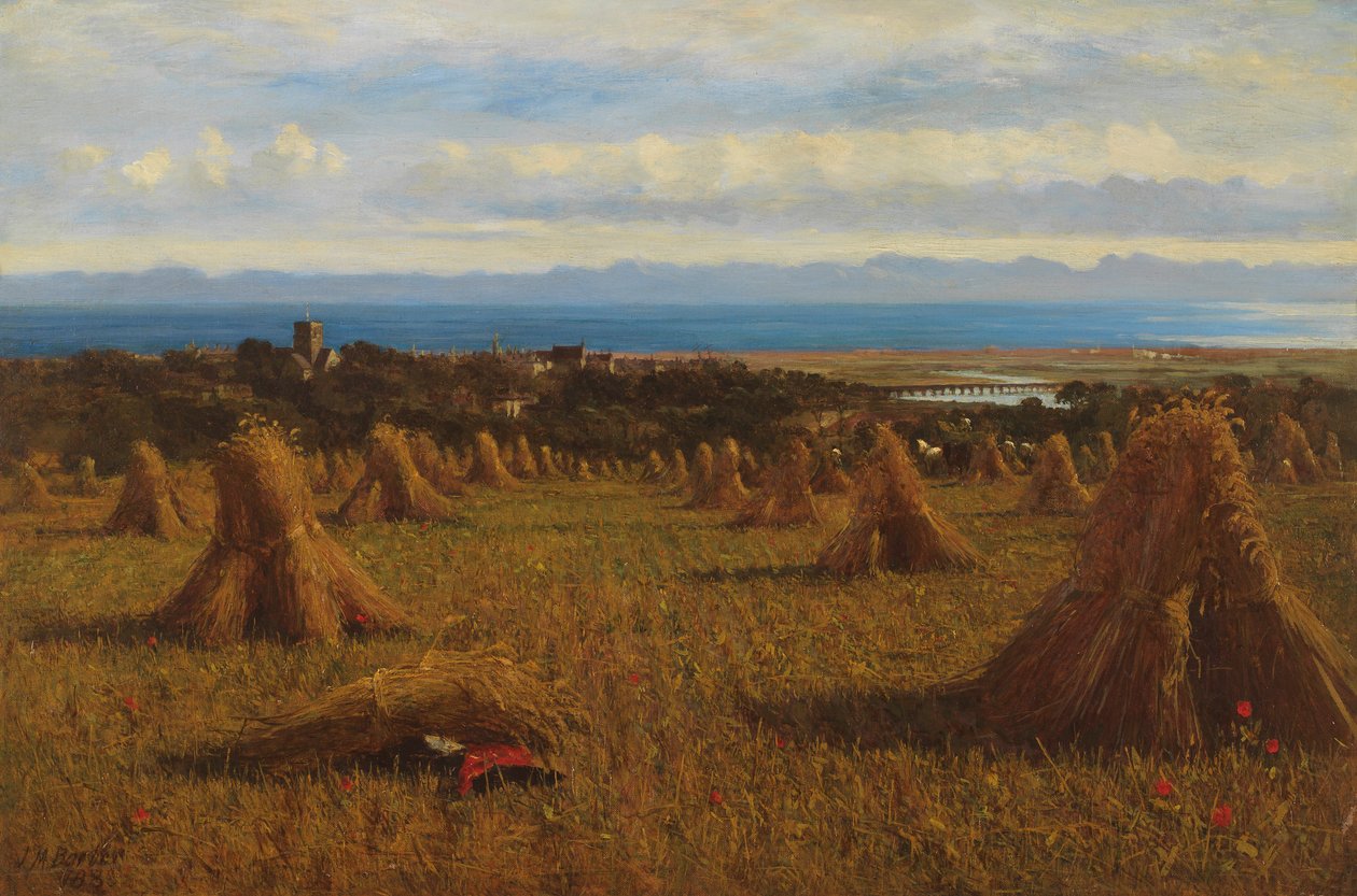 Cornstooks, Berwick Beyond, 1888 alkotó: Joseph Moseley Barber
