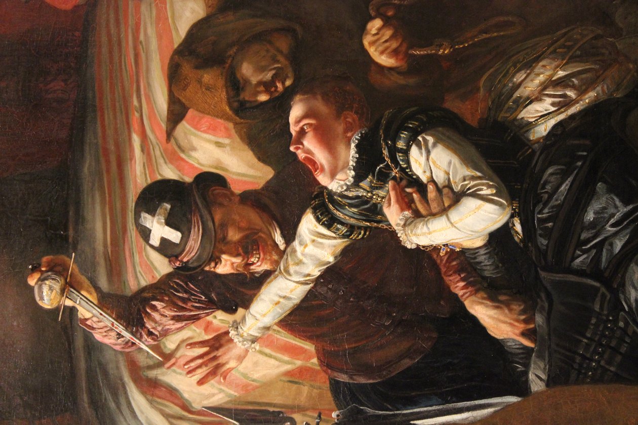 Szent Bertalan napi jelenet alkotó: Joseph Nicolas Robert Fleury