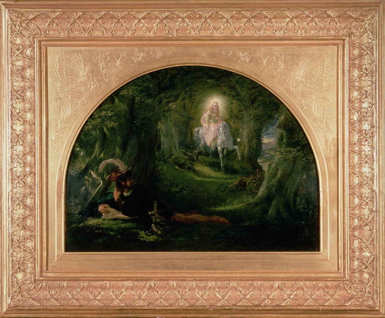 La Belle Dame Sans Merci (Thomas Rhymer története) alkotó: Joseph Noel Paton