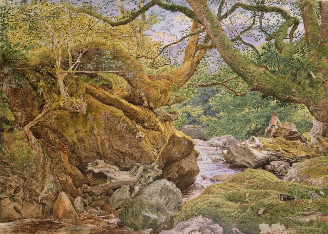 Tanulmány a természetből: Inveruglas, 1857 alkotó: Joseph Noel Paton