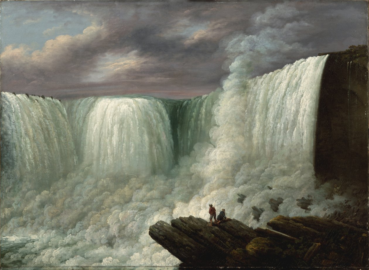 Niagara-vízesés, 1818 alkotó: Joseph Otis Minott