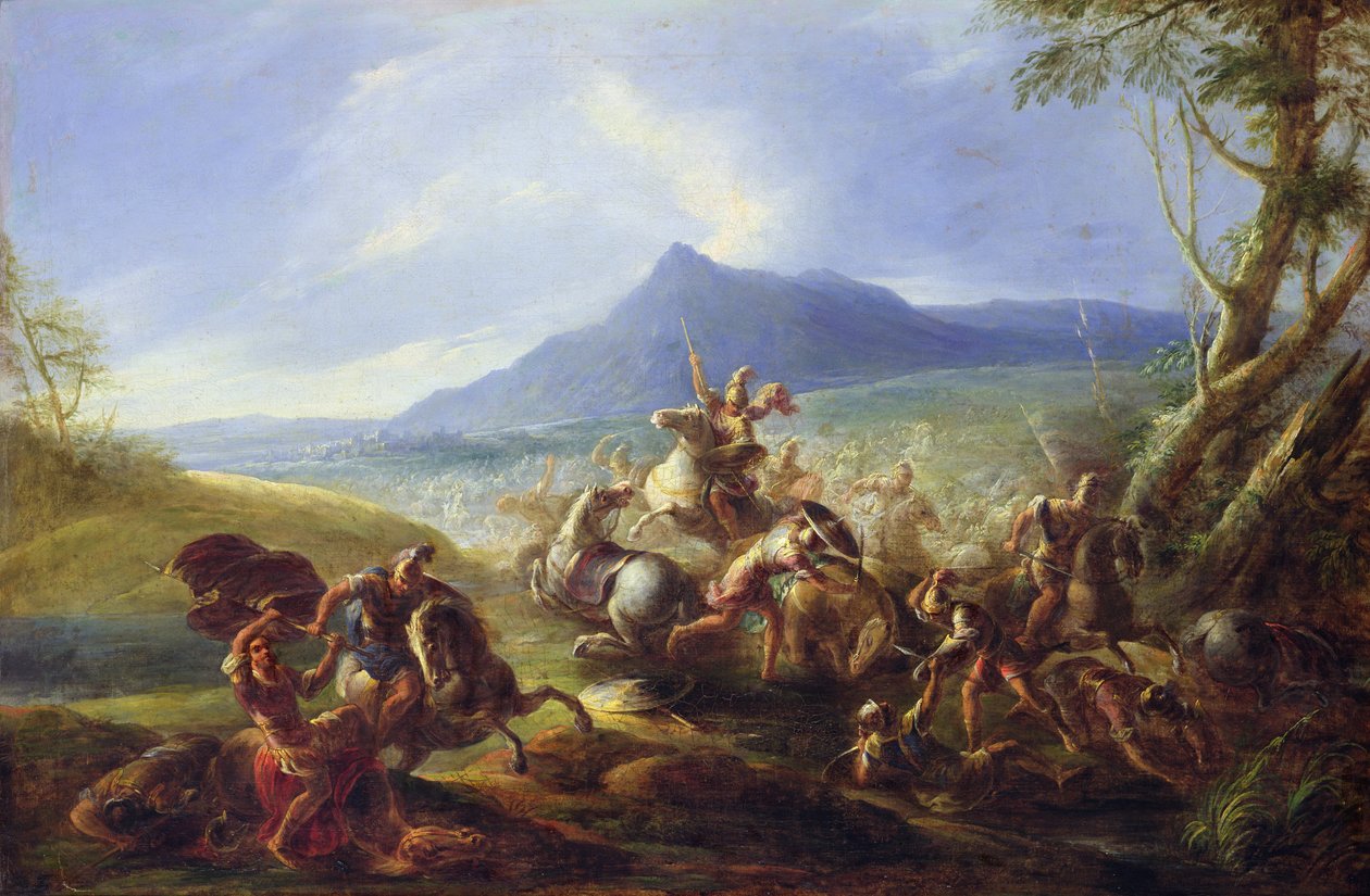Csata színhelye, 1680 előtt alkotó: Joseph Parrocel