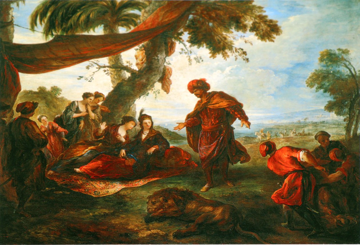 Felajánlás a Szultánának alkotó: Joseph Parrocel
