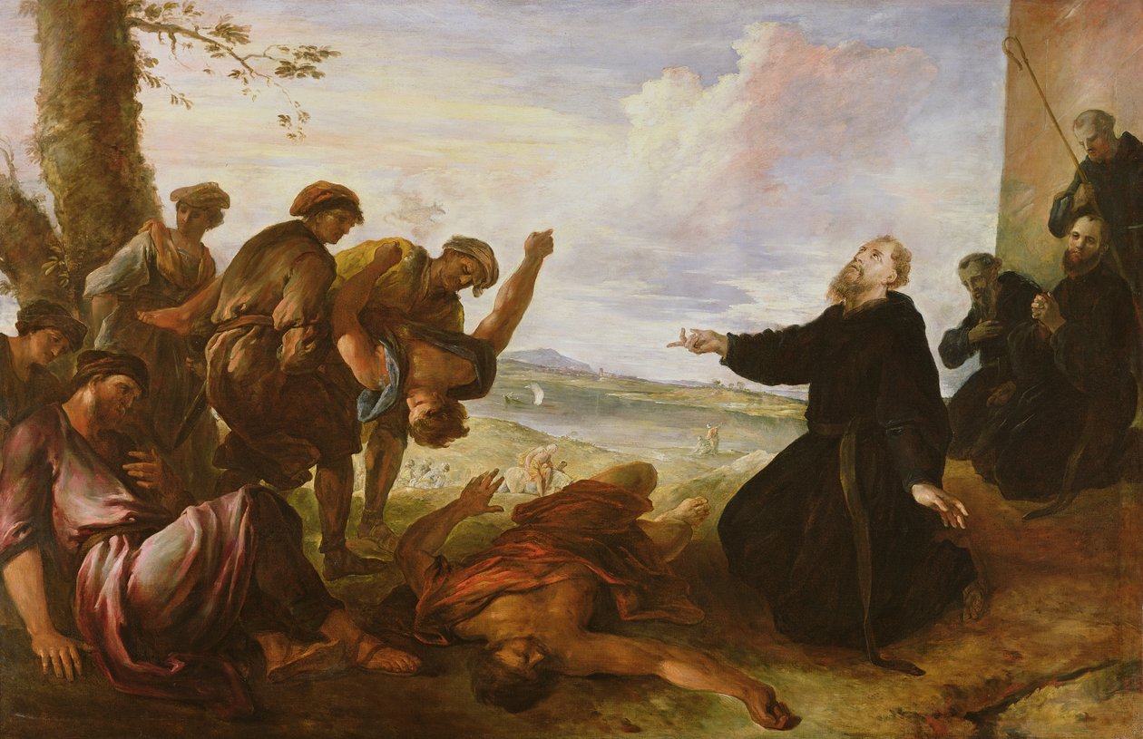 Szent Ágoston betegeken segít alkotó: Joseph Parrocel