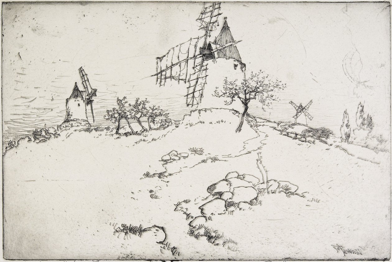 Daudet malma, 1893 alkotó: Joseph Pennell