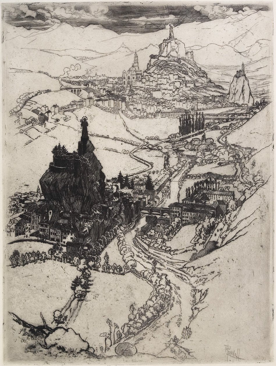 Le Puy, harmadik tábla, 1894 alkotó: Joseph Pennell