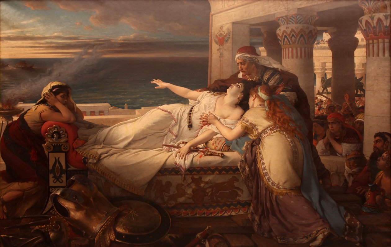Dido halála alkotó: Joseph Stallaert