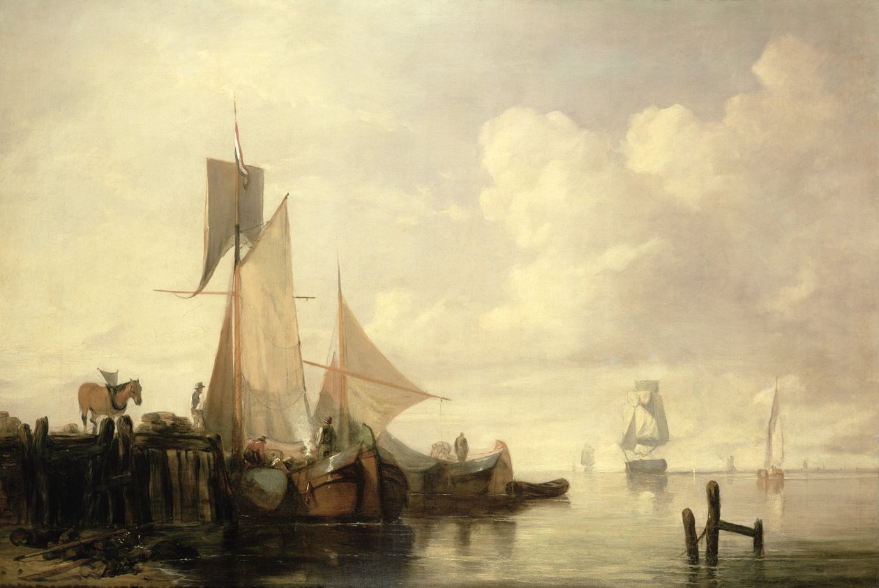 Tengerparti jelenet alkotó: Joseph Stannard