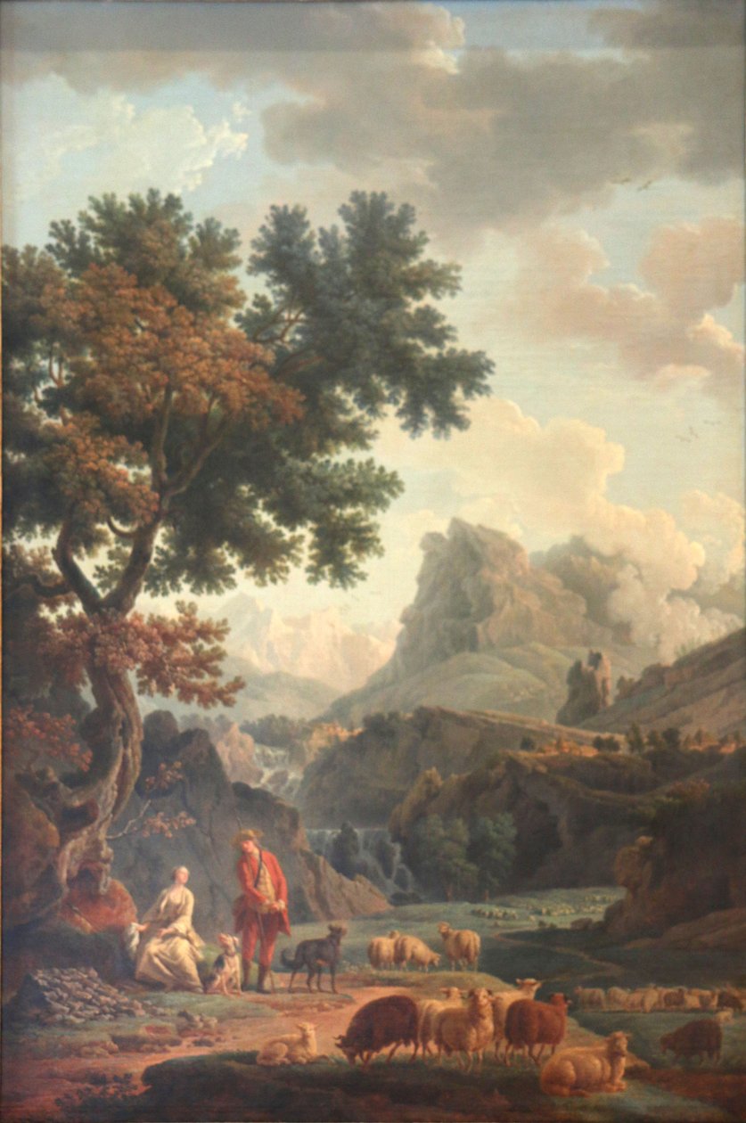 Alpok pásztorlánya alkotó: Claude Joseph Vernet