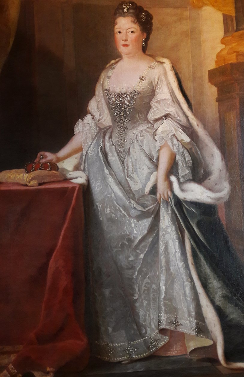 Therese Kunigunde lengyel portréja koronával alkotó: Joseph Vivien