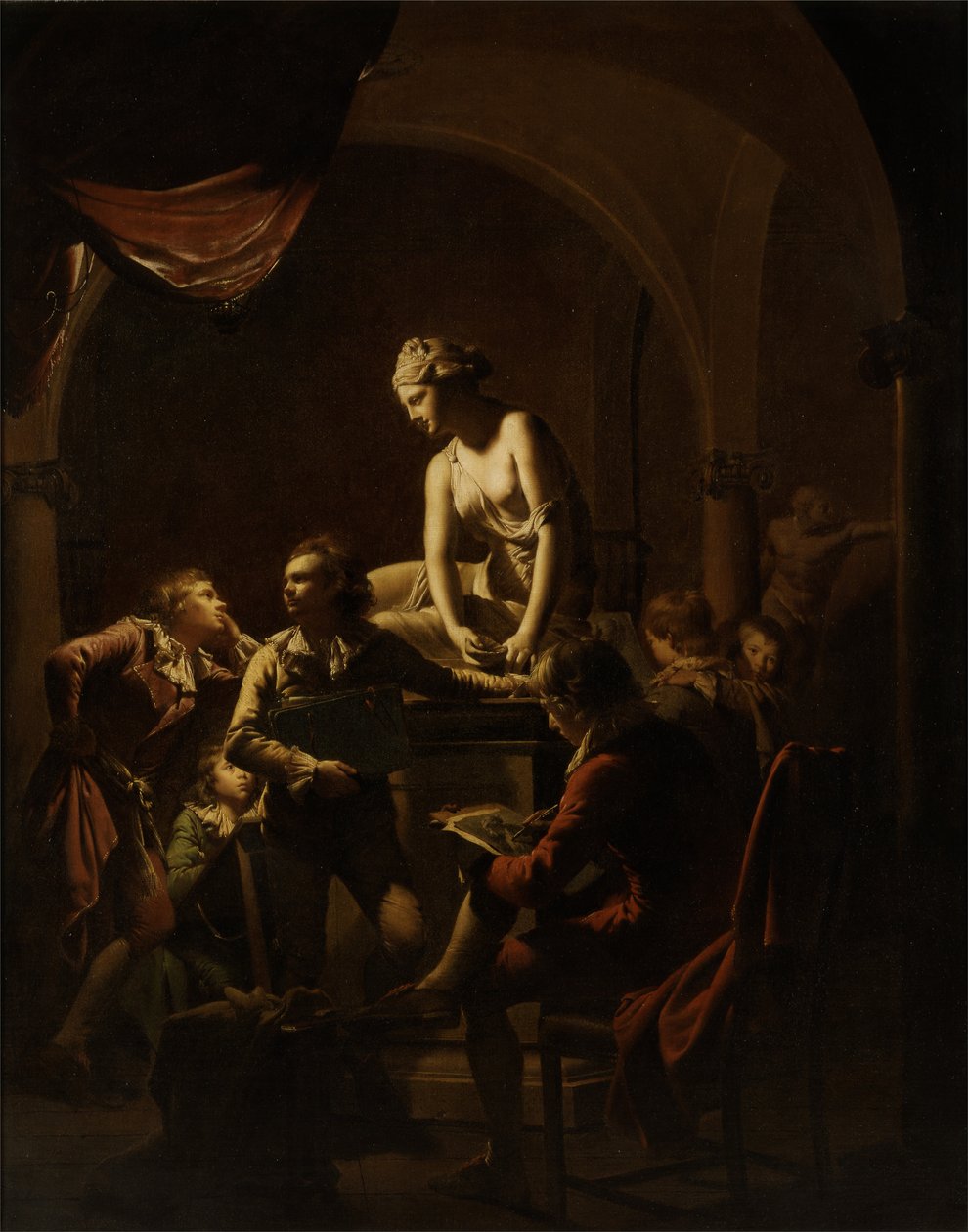 Akadémia Lamplight alkotó: Joseph Wright of Derby