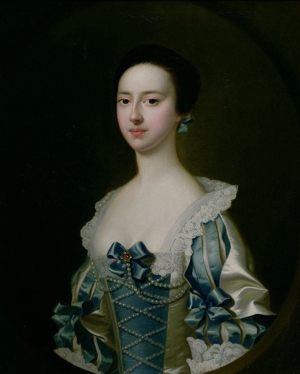 Anne Bateman, később Mrs. John Gisbourne, 1755 alkotó: Joseph Wright of Derby