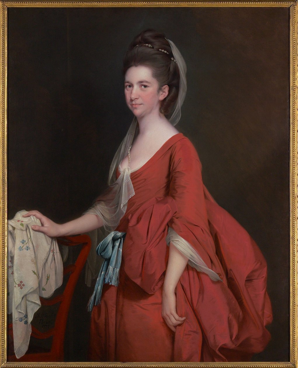 Dorothy Beridge, született Gladwin (1792) portréja 1777 alkotó: Joseph Wright of Derby