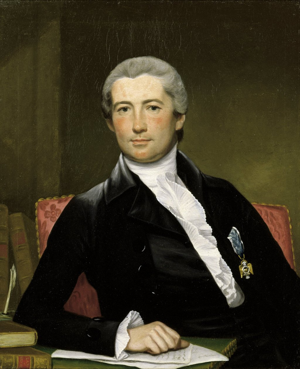 Giles tábornok arcképe alkotó: Joseph Wright of Derby