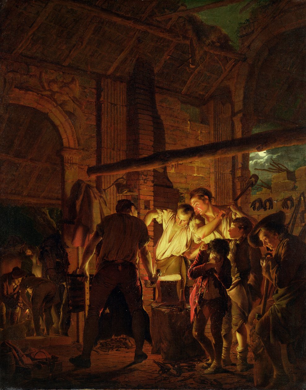 A kovácsműhely alkotó: Joseph Wright of Derby