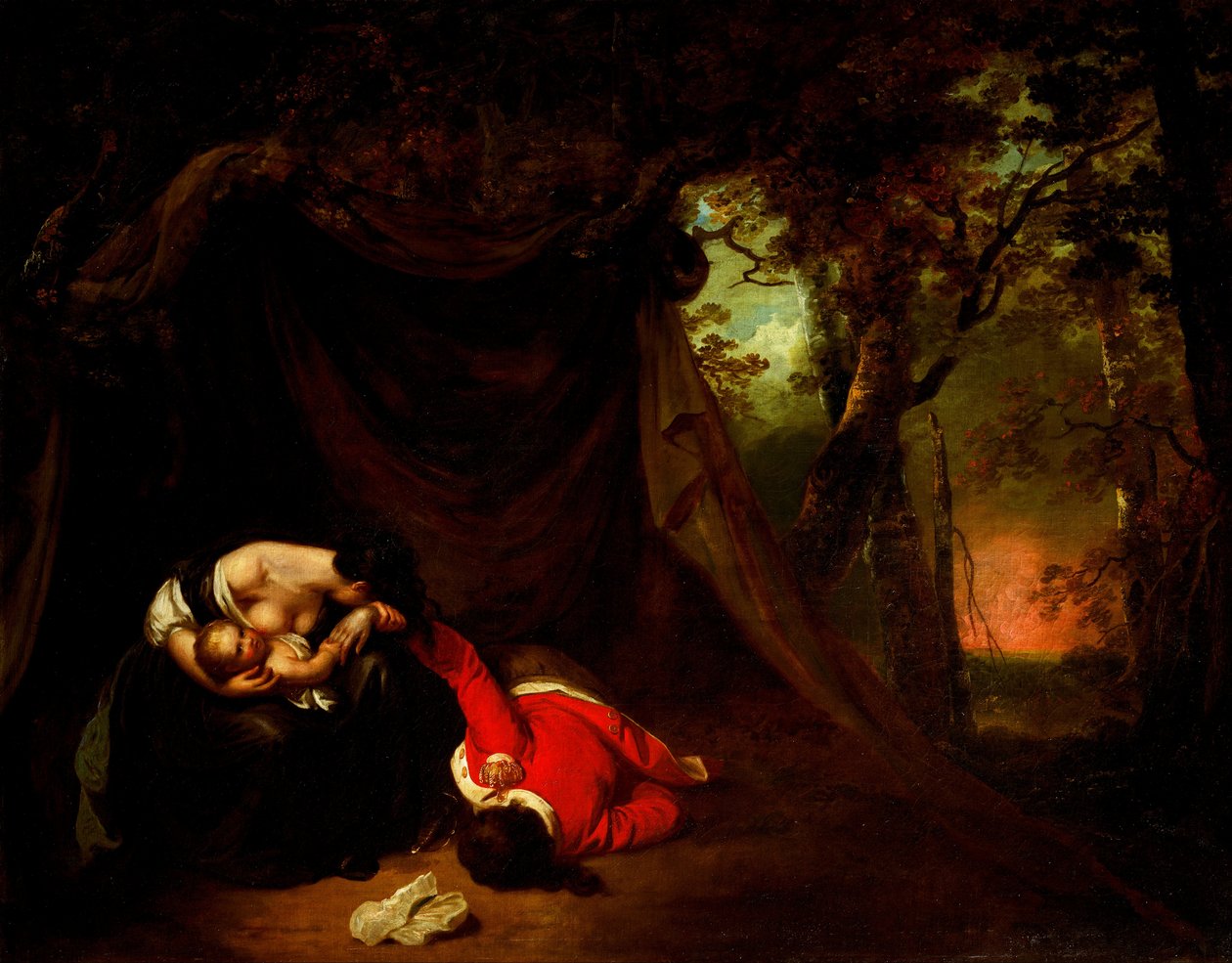 A halott katona alkotó: Joseph Wright of Derby