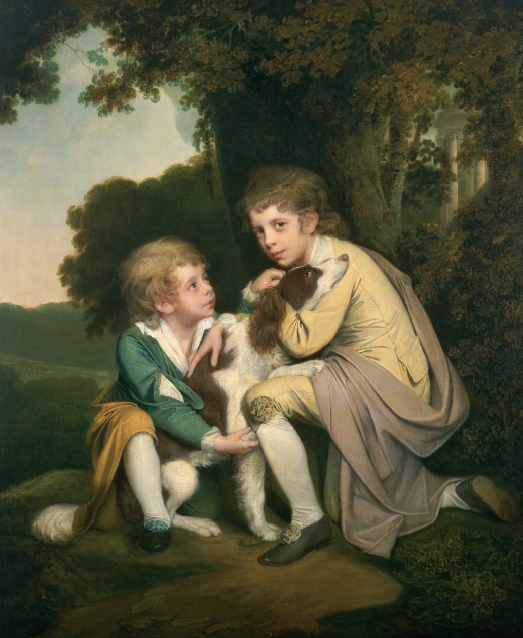 Thomas és Joseph Pickford gyermekként, 1777-9 alkotó: Joseph Wright of Derby