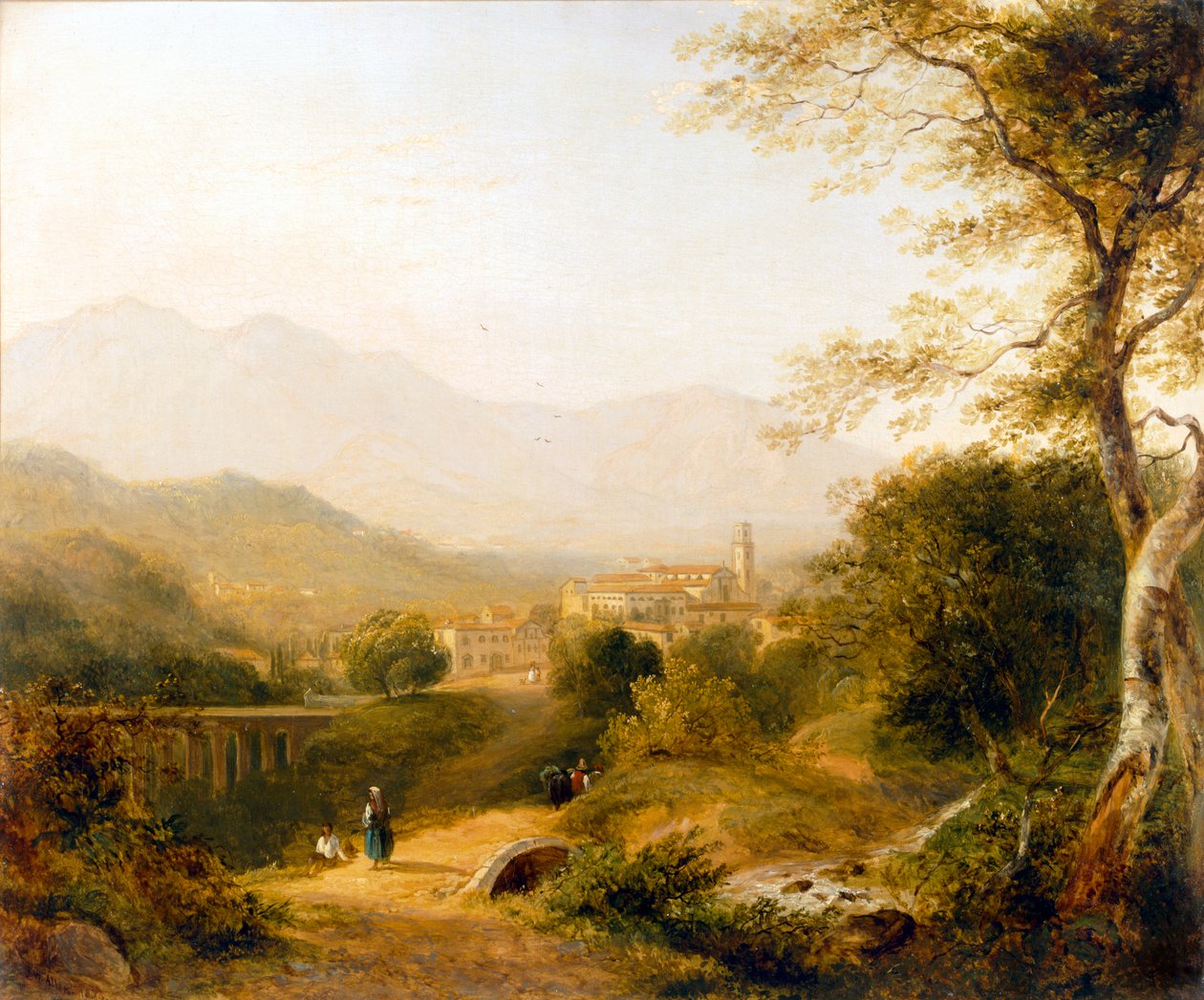 Olasz táj alkotó: Joseph William Allen