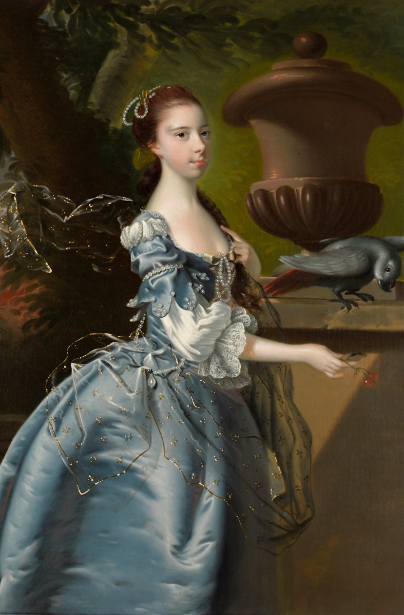 Miss Jane Monck, 1760 alkotó: Joseph Wright of Derby