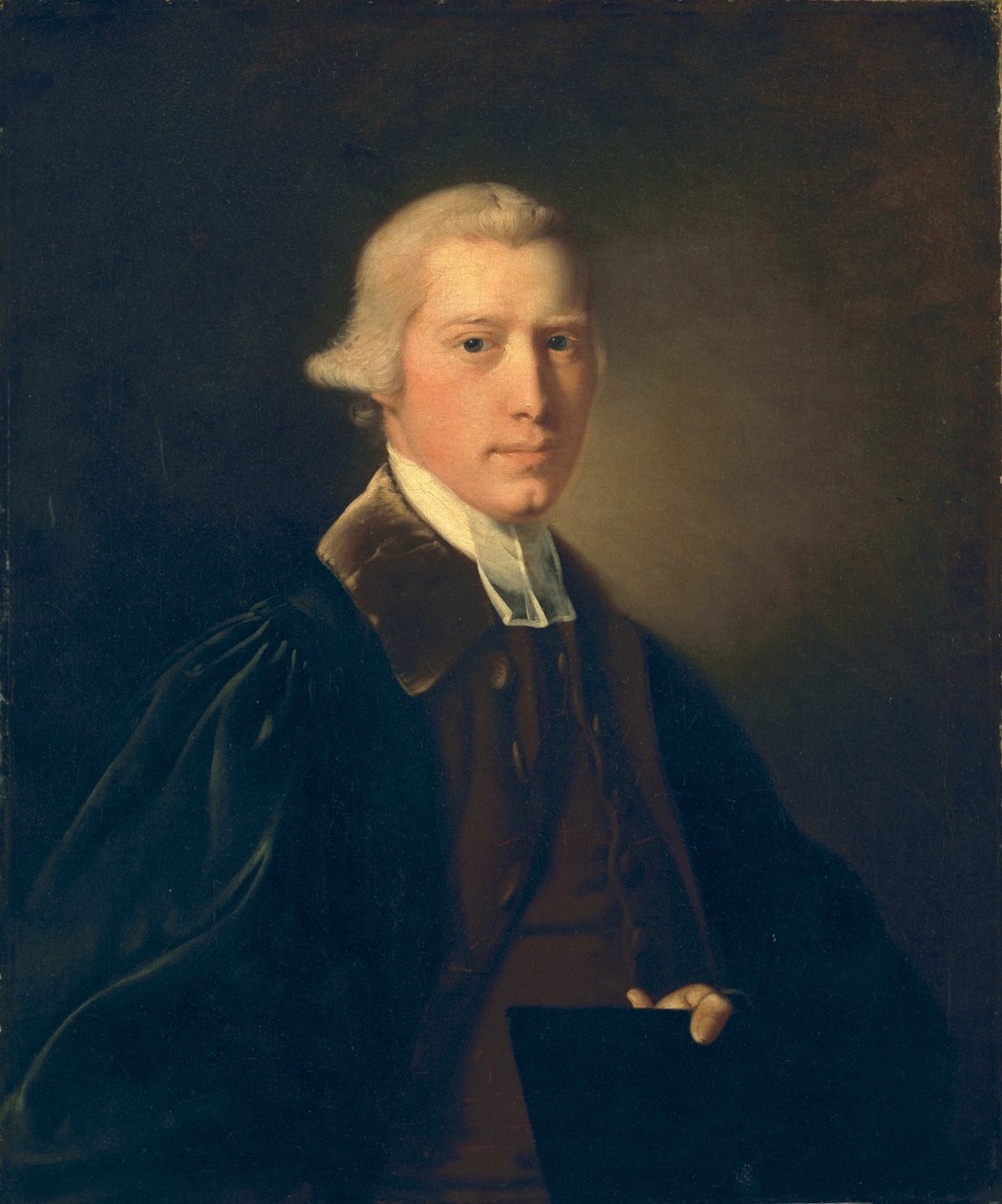 Fiatal férfi sapkában és talárban, 1760 körül alkotó: Joseph Wright of Derby