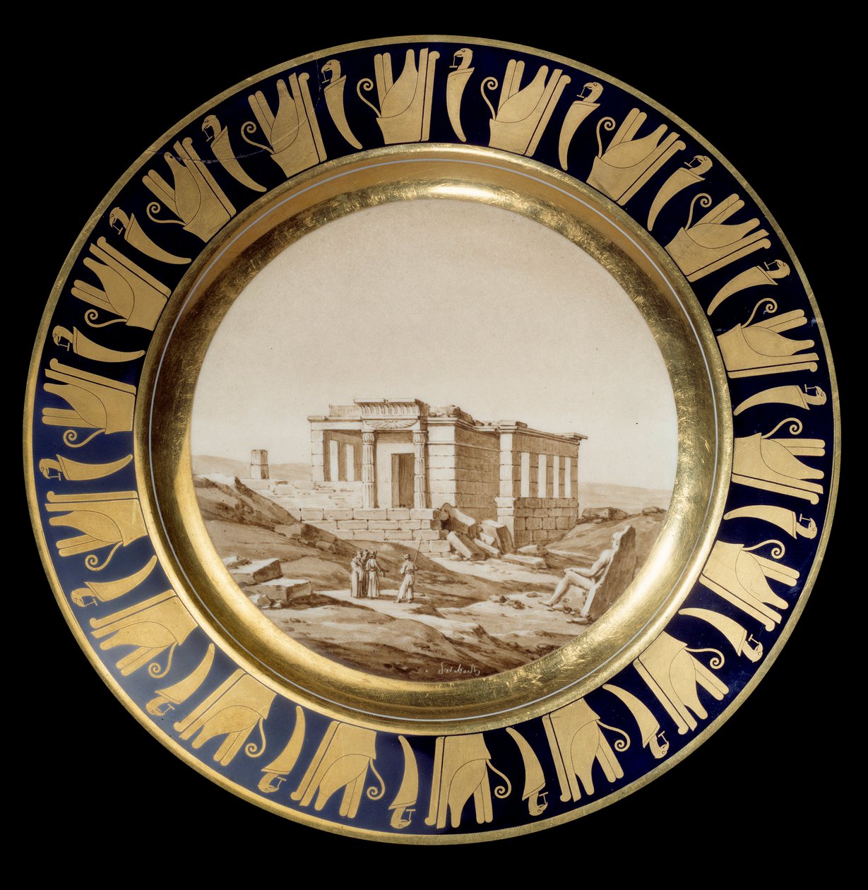 Az elefántsziget egyik templomának romjai alkotó: Joseph (after) Swebach Desfontaines