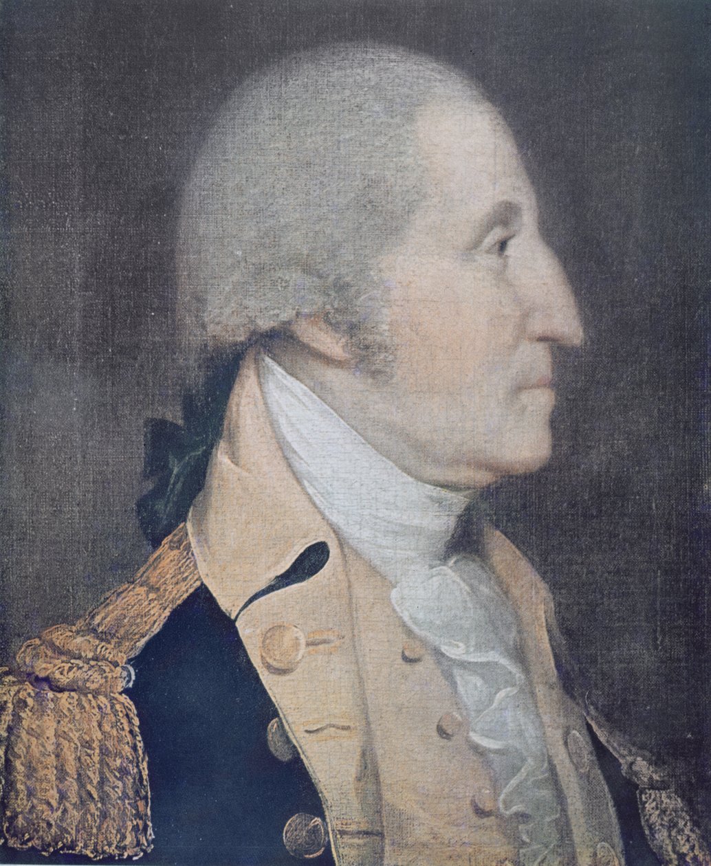 George Washington (1732-99) (színes litó) alkotó: Joseph (after) Wright