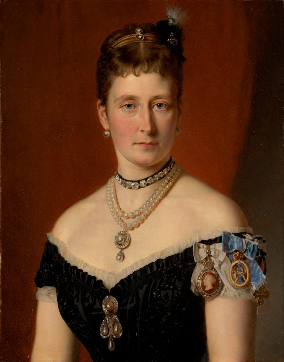 Alice egyesült királyságbeli hercegnő 1843-1878, Hesse és a Rajna melletti nagyhercegnő, 1879. alkotó: Joseph Adam Hartmann