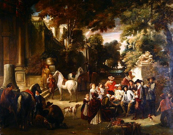 Fete Champetre (olaj, vászon) alkotó: Joseph Anne Leroy