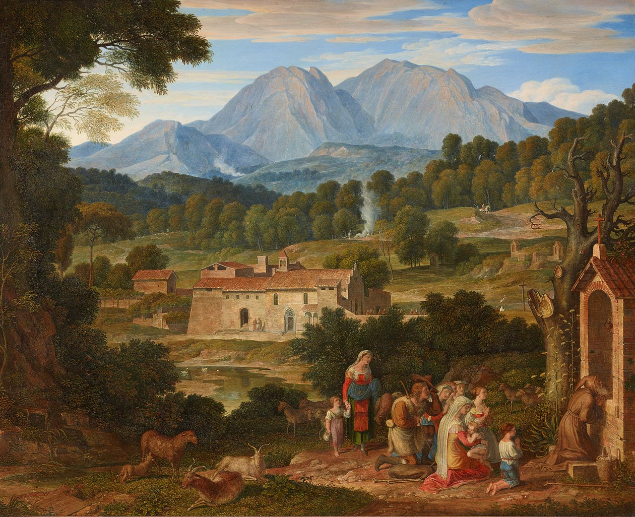 A Civitella-i Szent Ferenc-kolostor alkotó: Joseph Anton Koch