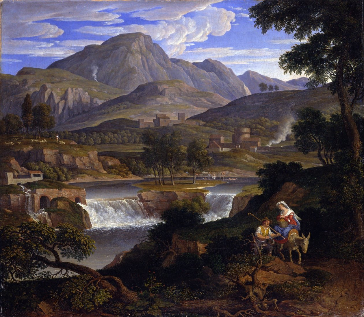 Vízesések Subiacónál alkotó: Joseph Anton Koch