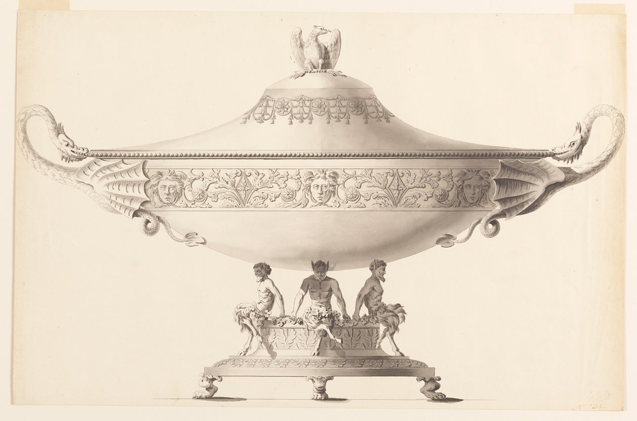 Tervezés egy Tureen számára alkotó: Joseph Anton Seethaler Ii