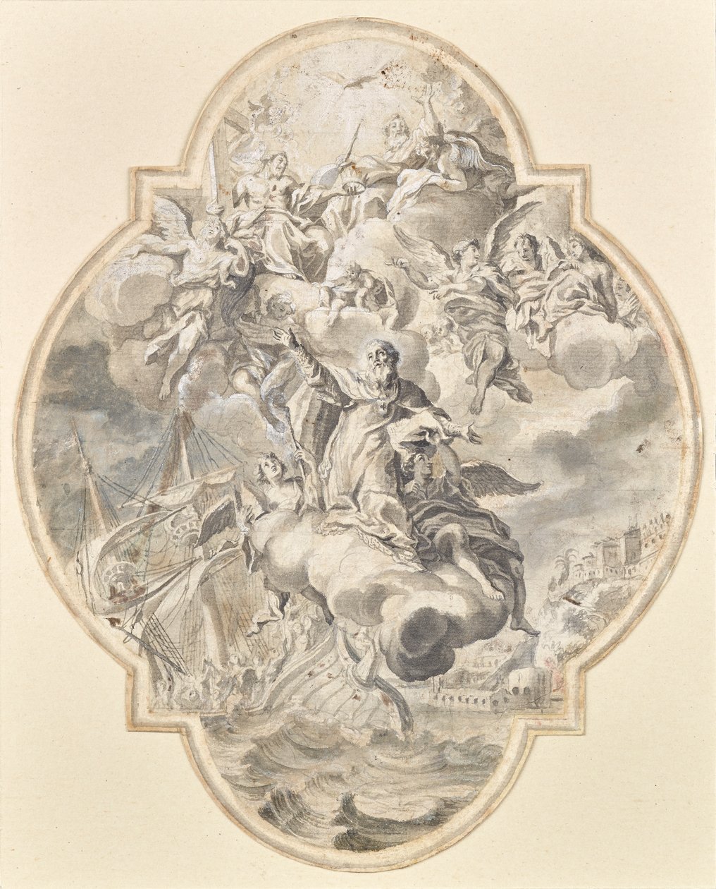 Apotheosis des hl. Nicholas alkotó: Joseph Antony Adolph