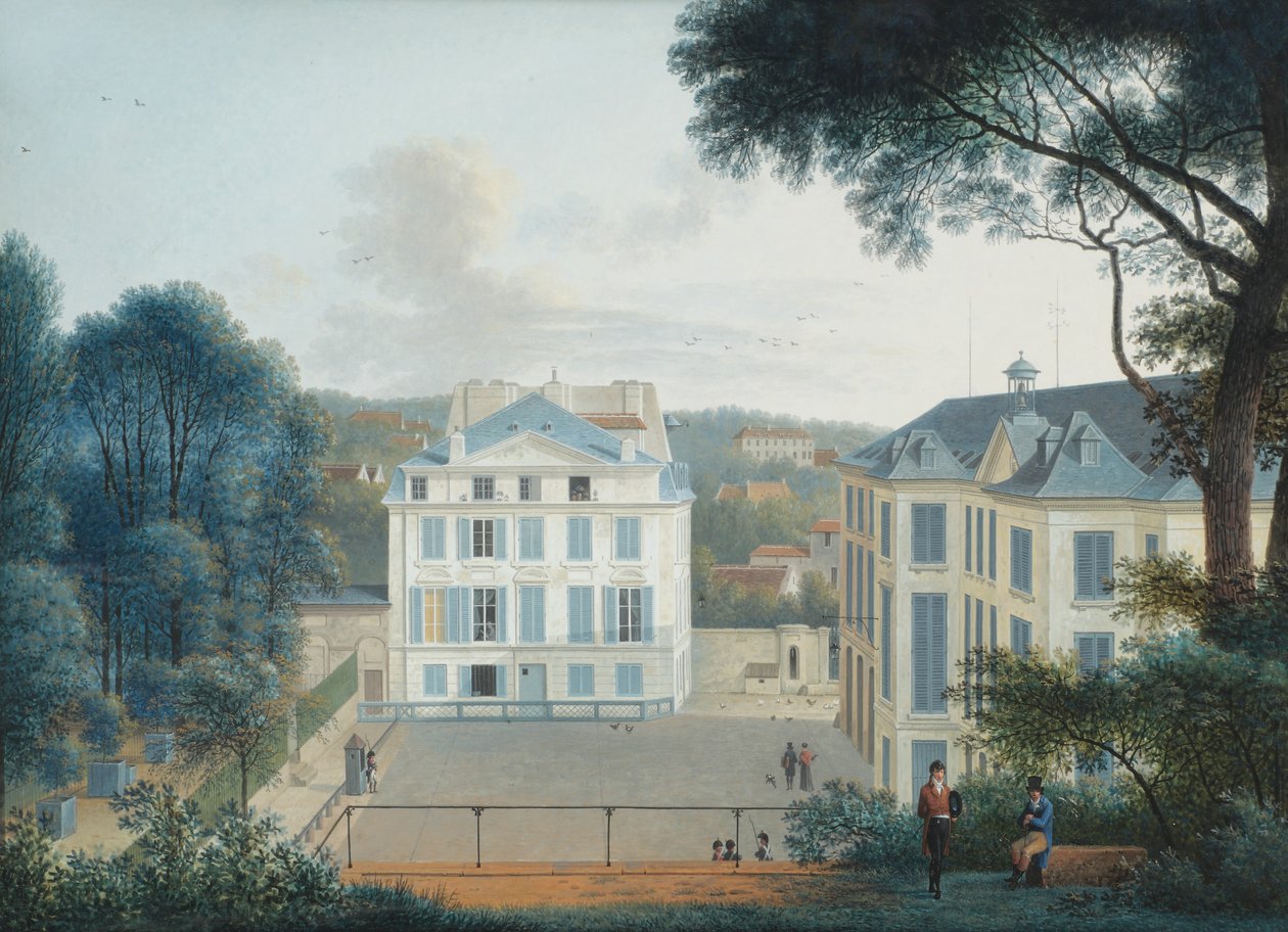 Buffon háza a párizsi Jardin des Plantes-ban alkotó: Joseph August Knip