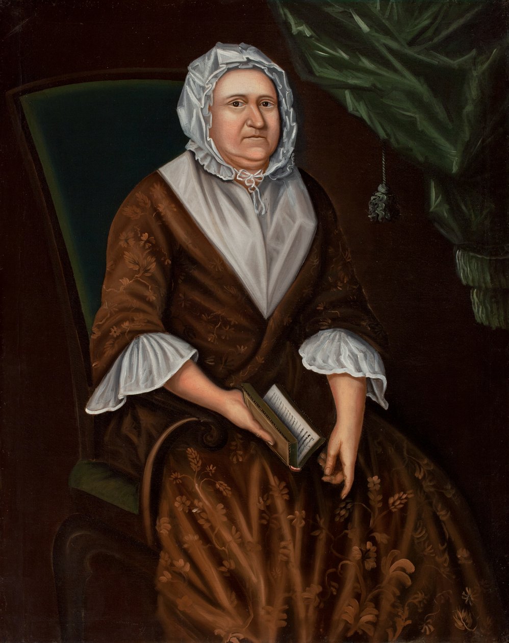 Faith Savage, Mrs. Cornelius Waldo, c. 1750 (olaj, vászon) alkotó: Joseph Badger