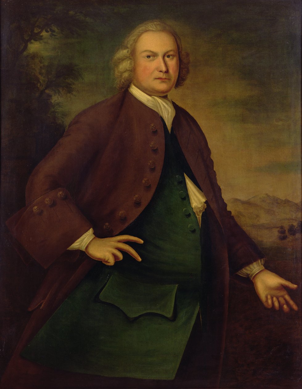 Daniel Rea úr portréja, 1757 körül (olaj, vászon) alkotó: Joseph Badger
