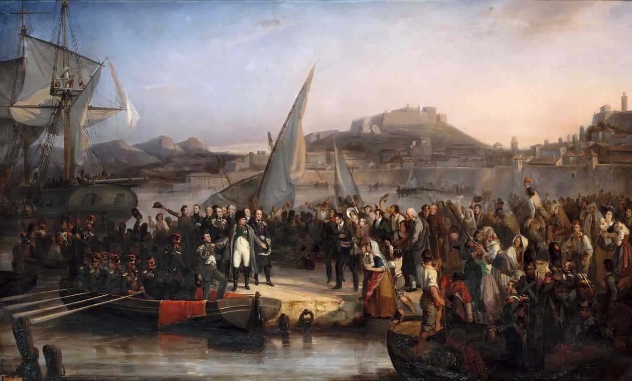 Napóleon 1815. február 26-án elhagyta Elba szigetét alkotó: Joseph Beaume
