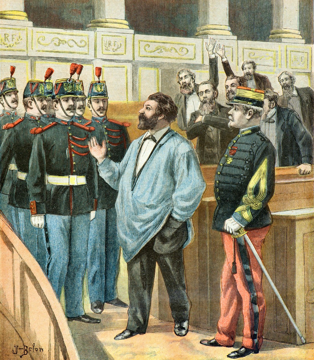 Christophe Thivrier képviselőt kizárták alkotó: Joseph Belon